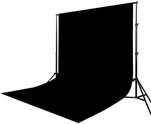 Ertithree Black baršunasti fotografija pozadina, lagana apsorbira ne reflektirajuću čvrstu profesionalnu crnu pozadinsku krpu