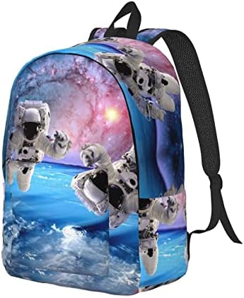 Nolace Astronauta Planet Veliki fakultet ruksak casual torba laptop ruksak Računarska torba Travel Daypack za djevojke Dječačke