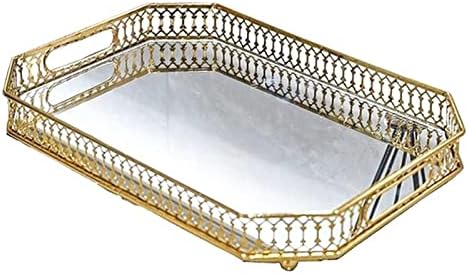 Taufe Bed ladice za jelo ogledalo isprazniti sermar Ornate ladica Home Wedding Dekorativni zrcali nakit nakit parfemski parfem Organizer