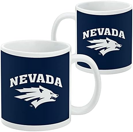 Grafika & više University Of Nevada, Reno primarni Logo keramička šolja za kafu, novost poklon šolje za kafu, čaj i topli napici, 11oz, bijeli
