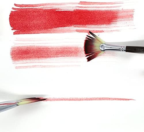 Floyinm 6 Vodeni četkica postavljena najlonska farbanje za farbanje kose umjetnina zaliha u školsku sliku