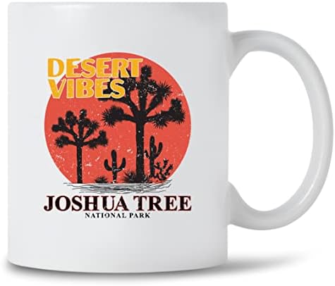 Pustinjske Vibracije Joshua Tree Nacionalni Park Šolja Za Planinare Kamper Ljubitelj Prirode Šolja Za Kafu Poklon Kamp Lover Planinarenje