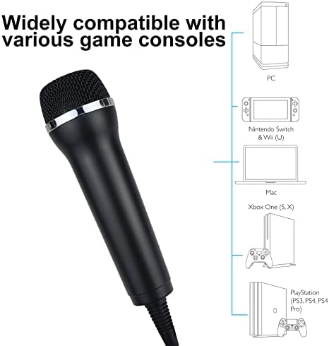 HONCAM USB mikrofon za Wii / PS4 & nbsp; / PS5 / Switch/Xbox One