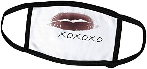 3drose Patricia Sanders kreacije-usne XOXO poljubac-navlake za lice