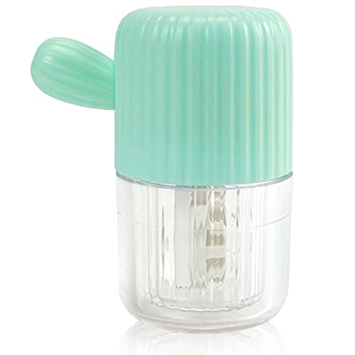 Prijenosni kontaktni čišćenje boce za čišćenje kontaktnog sočiva za čišćenje objektiva Prijenosni kontaktni perilica sočiva sa crtežom, zelenim, 1 pakovanjem