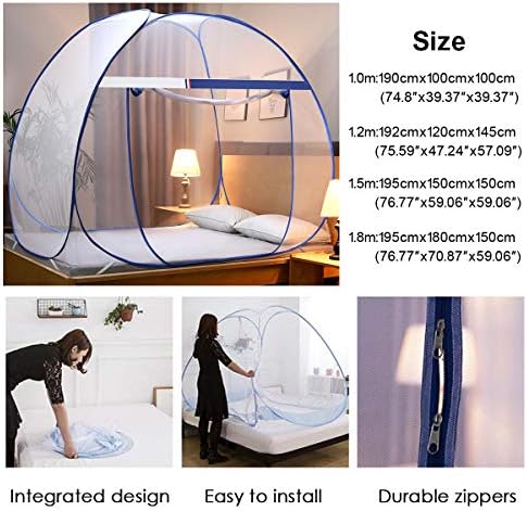 jweemax yurt mosquito net, potpuno zatvoreni mosquito neto komaraca, prenosni prenosni za bebe iskopčani mosquito net