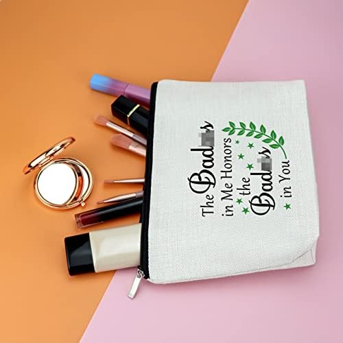 Gfhzdmf Inspirational Gifts for Woman Makeup Bag Best Friend Birthday Gift For Daughter Cosmetic Bag Women Gifts ohrabrujući pokloni
