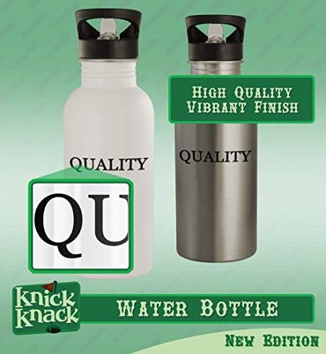 Knick Klack pokloni #struktura - 20oz boca vode od nehrđajućeg čelika, srebrna