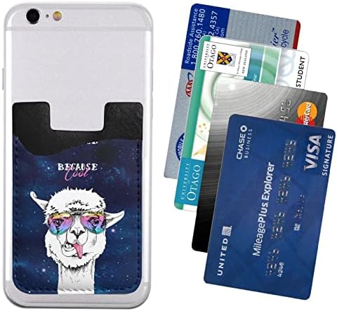 Gagaduck Alpaca ljepljivi džepni džep za mobitel za mobilne telefone na kartici s karatnom ličnom kartonu sa kartama Kompatibilan je s većinom pametnih telefona
