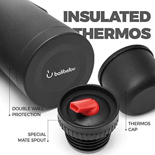 Balibetov termos za partnera - vakuum izoliran sa dvostrukim zidom od nehrđajućeg čelika - BPA Besplatno - Termo posebno dizajniran