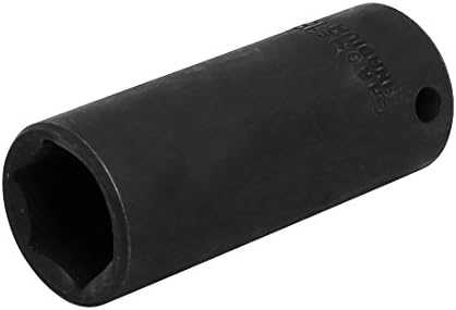 Alat za ruke AEXIT 3/8-inčni kvadratni ručni pogon 18mm 6 point HEX utičnica 63mm Dužina udarca Adapter crni Model: 92AS426QO173