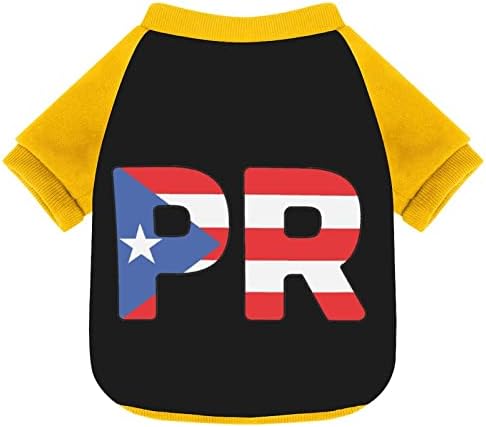 FunnyStar Portoriko Zastava za ispis Dukserica za kućne ljubimce sa pulovernim puloverom za pse za pse mačka s dizajnom