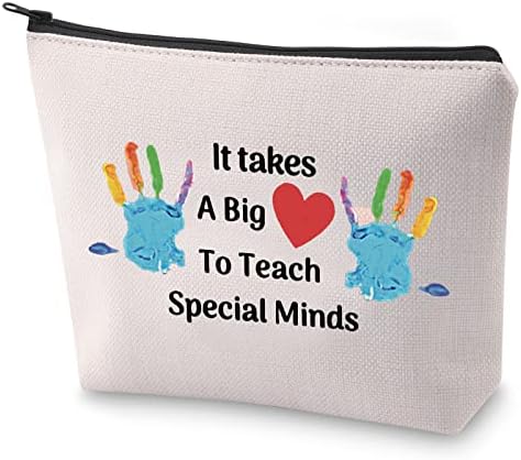 Poklon učitelja specijalnog obrazovanja, kozmetička torba za uništavanje ASL-a, potrebno je veliko srce da učite posebnu djecu zahvalni
