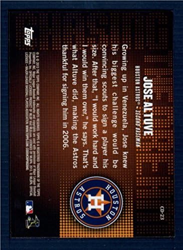 2013 topps jure iz snova CD-23 Jose Altuve Astros bejzbol kartica Nm-MT
