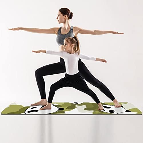 6mm ekstra debela prostirka za jogu, Panda medvjed Print ekološki prihvatljivi TPE otirači za vježbanje Pilates Mat sa za jogu, trening,