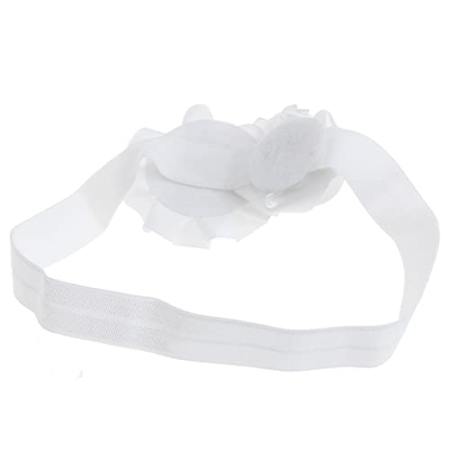 Bloomposh Baby White Headbands trake za kosu elastike Hair Accessories za djevojčice novorođenčad mala djeca