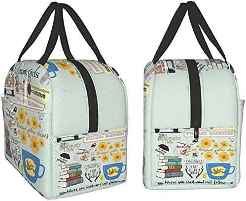 Gilmore Girls Lunch tote Bag za žene Pokloni moderna sklopiva jednostavna moderna DIY torba velika