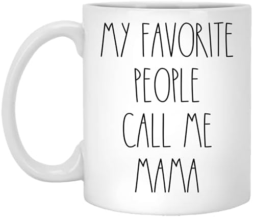 Mama-moji omiljeni ljudi me zovu mama šolja za kafu, mama Rae Dunn inspirisana, Rae Dunn stil, rođendan-sretan Božić-Majčin dan, mama