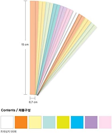 Jong Ie Nara Origami sklopivi zvjezdani pastelni zvezdica: 8 boja 120 listova