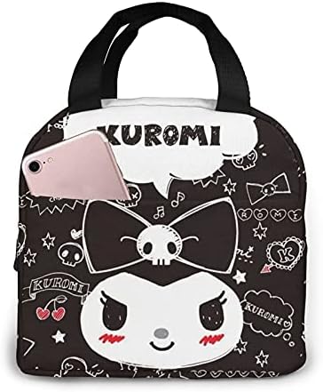 xyndbik Anime torba za ručak za djevojčice i žene slatke izolirane torbe za ručak Kawaii torbe za hlađenje za ručak za tinejdžere