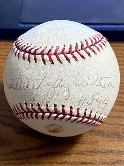 Carlton Steve Lefty potpisao je autogramiranog OML bejzbola! Phillies Hof 94! MLB AUTH - AUTOGREMENA BASEBALLS