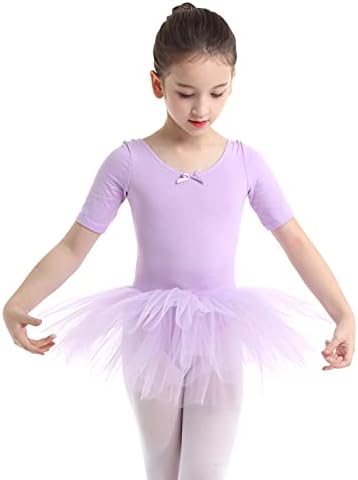 TiaoBug Kid Girls Ballet Tutu haljina plesna odjeća Gimnastika Leotard atletska lirska plesna haljina odijela