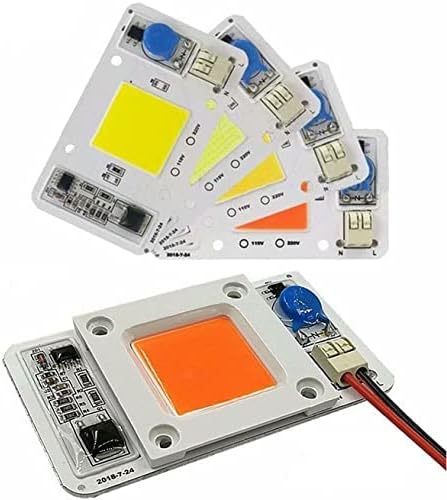 TOPXCDZ LED 50W COB sijalice sa čipom AC 110V integrisani Smart IC drajver Cool White Warm White Red Green Blue Yellow Pink Full Spectrum