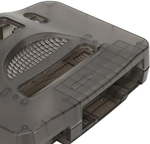 Dpofirs torbica za nošenje za N64, Retro kutija konzole za Video igre, prozirna Crna zamjenska konzola za igru zaštitna školjka za