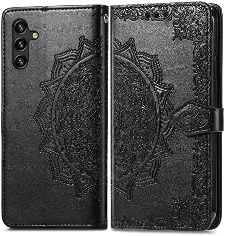Paobir Samsung Galaxy A13 5G slučaj, Samsung A13 5G novčanik slučaj, Flip Case PU Koža Emboss Mandala cvijeće narukvicu Folio Magnetic
