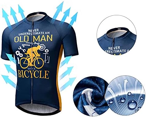 21GRAMS Biciklistički dres Mens Mountain Biciklističke biciklističke biciklističke dresove biciklističke majice kratkih rukava za