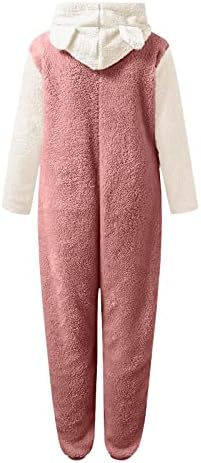 Unisex Odrasli OneJi Pajama Women Plus veličina Dugim rukavima Jesice o odabiru Pajamas Fleece patentni patentni sange za spavanje