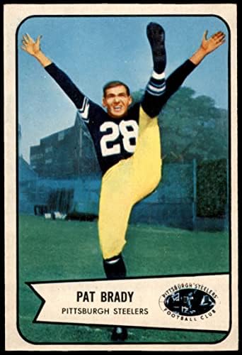 1954 Bowman 13 Pat brady Pittsburgh Steelers Ex Steelers Nevada / Bradley