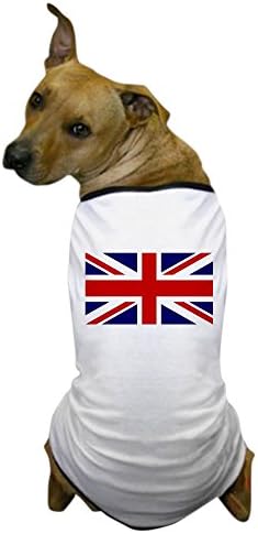 Cafepress Union Jack Zastava majica za pse u Velikoj Britaniji Majica, odjeća za kućne ljubimce, smiješni pas kostim