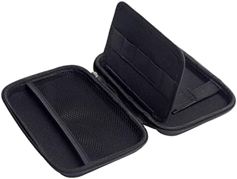 Navitech Crna tvrda Eva najlonska zaštitna čvrsta torbica kompatibilna sa Garmin Overlander GPS-om