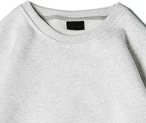 Muška osnovna puna kopija s punim rukom na ramenu, premium Crewneck dugi rukav u trendovskoj bluzu pulover