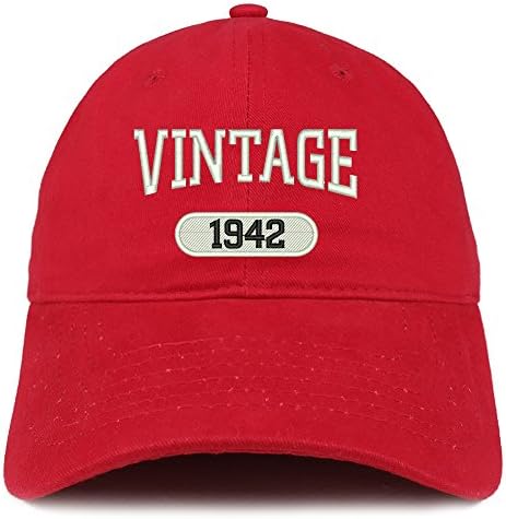 Trendi odjeća za odjeću Vintage 1942 izvezena 81. rođendan opuštena pamučna kapa