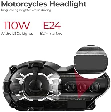 E24-mark LED farovi kompatibilni sa BMW R1200GS 2004-2013 LC R 1200GS ADV avantura R 1200 kompletan sklop farova LED projektora
