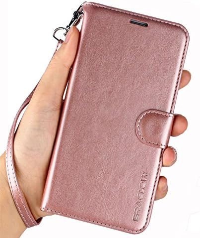 Eraglow Galaxy S9 torbica za novčanik, Galaxy S9 futrola, premium PU kožni novčanik Flip zaštitni poklopac kućišta sa utorima za kartice