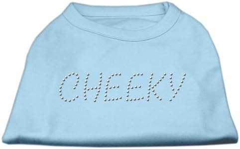 Mirage PET proizvodi Cheeky košulja za rhinestone, XX-velika, beba plava