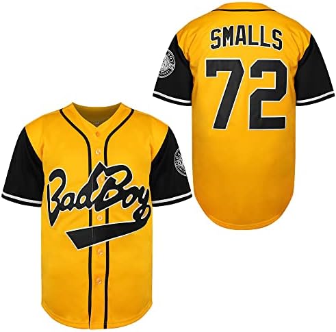 Biggie Smalls Jersey 10 Bad Boy majica 90-ih hip hop odjeća šiveni film Baseball Jersey