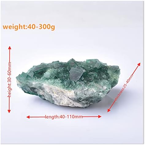 prirodni kamen zeleni fluoritski mineralni kristalni uzorak kaseta mineralna kristalna kamenje Health Energy Bealing Kameni ukras