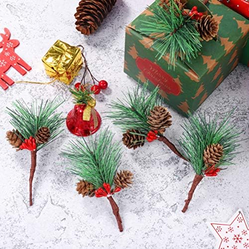 Best sportny Pine Garland Pine stamps Artificial Mali cvjetni aranžman Pribor Mini Pinecones za božićnu banket festival 10 kom borov