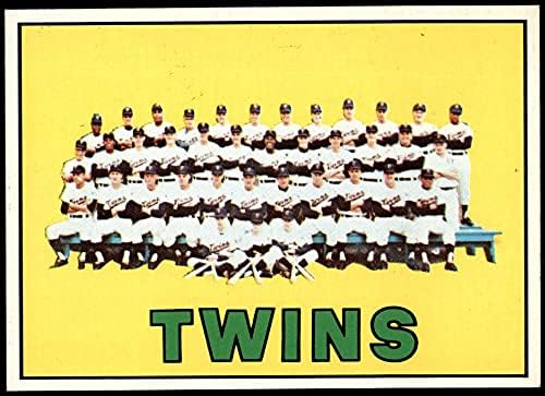1967. topps 211 Twins Team Minnesota Twins Nm + blizanci
