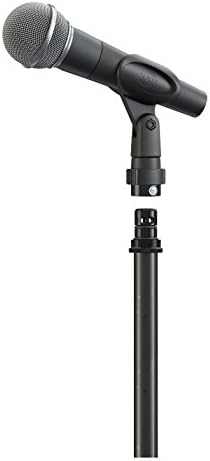 K& M Konig & Meyer 23910.000.55 Adapter za postolje za mikrofon | 2-Pc Easy Squeeze Grip / Quick Release / uključuje Thread,, nit