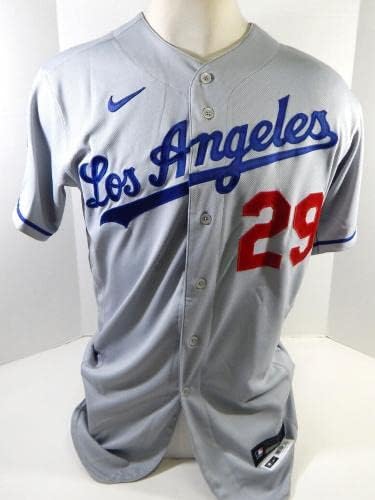 2021 Los Angeles Dodgers Billy McKinney 29 Igra Izdana siva Jersey 2 i 20 P 38 - Igra Polovni MLB dresovi