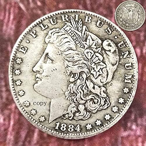 1884 American Morgan Copy Coin Commemorativni novčić Veliki američki ručno rezbareni Creative Funny Hobo Nickel Coin Zadovoljstvo