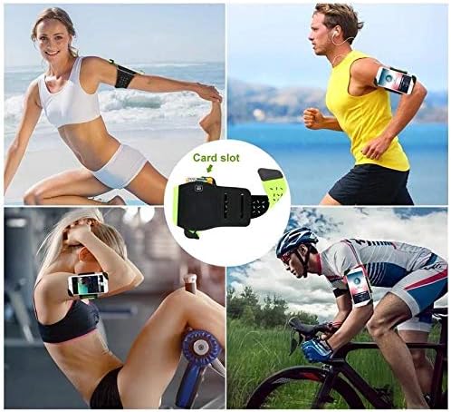 Meizu 18 Holster, Boxwave® [Flexsport Armband] Podesiva traka za vježbanje i trčanje za Meizu 18 - Stark Green
