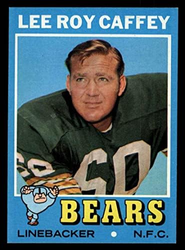 1971 TOPPS 203 Lee Roy Caffey Chicago Bears NM / MT nosi Texas A & M