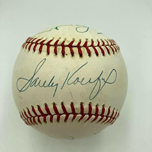 Sandy Koufax vojvoda Snider & Tommy Lasorda potpisala je bajzbol nacionalne lige JSA COA - autogramirani bejzbol