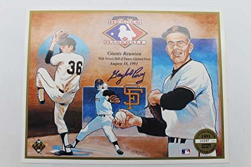 Gaylord Perry potpisao je gornje palube za bejzbol listova Autograph D5283 - autogramirani bejzbol